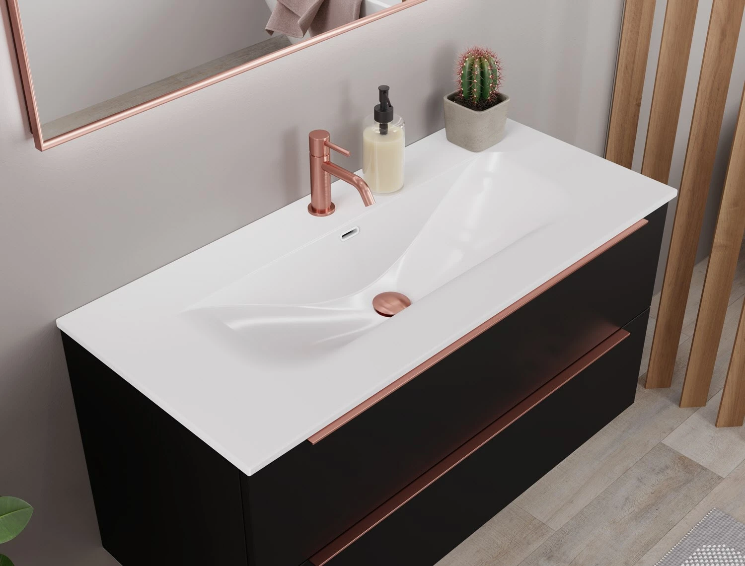 Pianura Lucia Badmöbel Set 62 Cm Mit LED-Lichtspiegel 4 Pianura Lucia Badmöbel Set 62 Cm Mit LED-Lichtspiegel – Bild 2