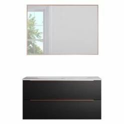 Pianura Lucia Badmöbel Set 82 Cm Mit LED-Lichtspiegel