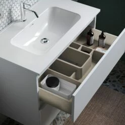 COSMIC B-Best Badmöbel Set 120 Cm Mit Spiegel Und Wandleuchte -Badezimmer Verkaufs-Shop cosmic badmoebel best set 120 cm 10901195