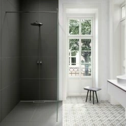 Dallmer CeraWall Connect Duschrinne 80-120 Cm, Schwarz Matt