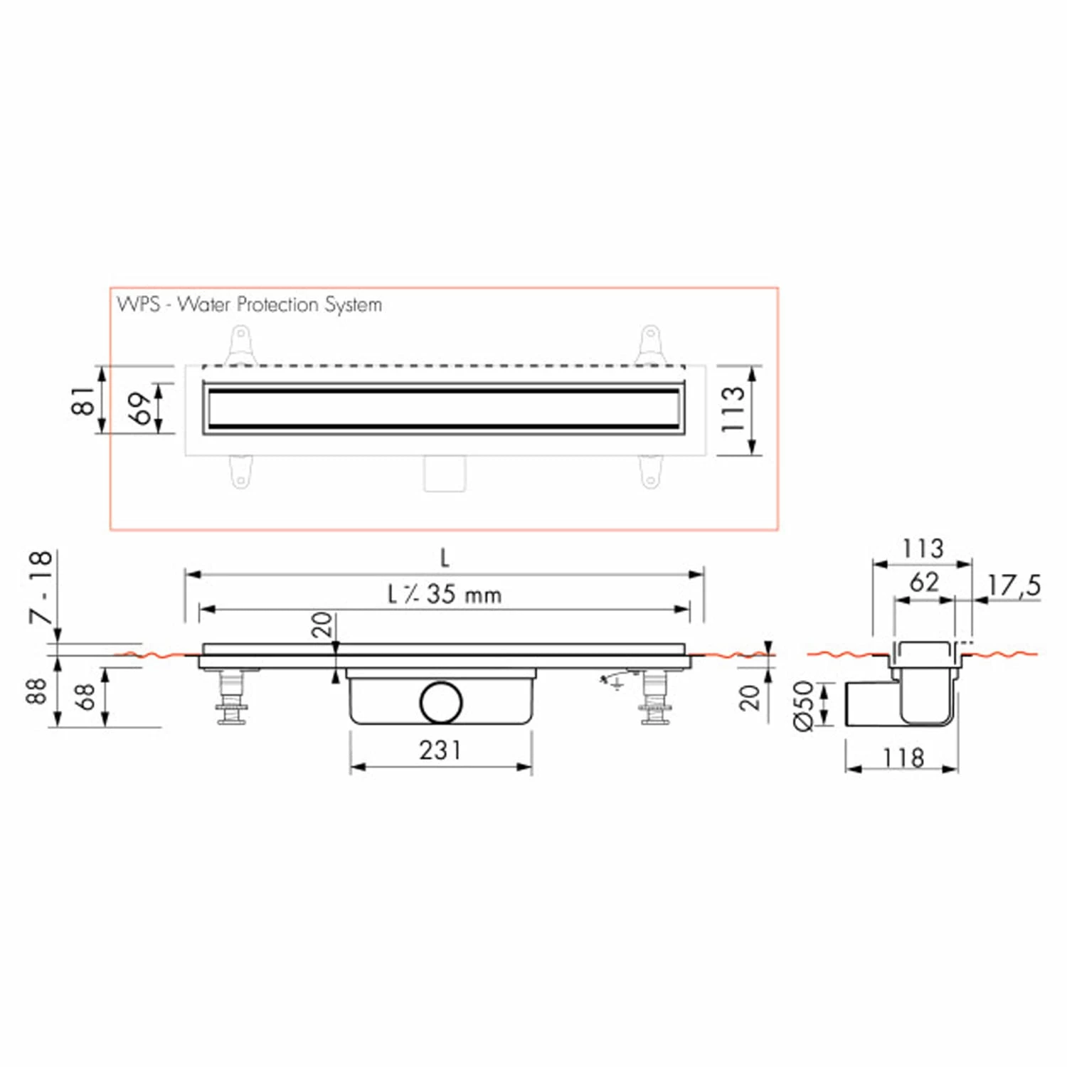 Easy Drain Modulo Clean Duschrinne Komplett-Set 90 Cm 6 Easy Drain Modulo Clean Duschrinne Komplett-Set 90 Cm – Bild 4