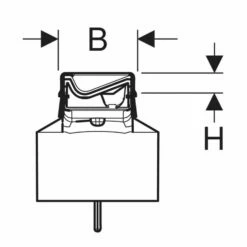 Geberit CleanLine50 Duschrinne 130 Cm -Badezimmer Verkaufs-Shop geberit cleanline duschrinnen 50 cleanline50 130 10866611