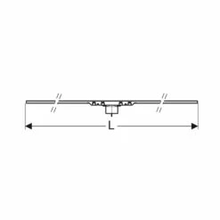 Geberit CleanLine50 Duschrinne 130 Cm -Badezimmer Verkaufs-Shop geberit cleanline duschrinnen 50 cleanline50 130 10866617