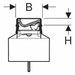 Geberit CleanLine50 Duschrinne 130 Cm -Badezimmer Verkaufs-Shop geberit cleanline duschrinnen 50 cleanline50 130 11847504