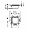 Hansgrohe RainDrain Spot Komplettset Punktablauf, Abdeckung 15 X 15 Cm 1 Hansgrohe RainDrain Spot Komplettset Punktablauf, Abdeckung 15 X 15 Cm -Badezimmer Verkaufs-Shop hansgrohe ablaufsysteme dusche raindrain spot komplettset 5403872