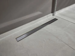 Hansgrohe RainDrain Match Fertigset Duschrinne 100 Cm, Mit Höhenverstellbarem Rahmen