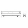 Hansgrohe RainDrain Installationsset 90 Cm Für Duschrinnen Fertigsets -Badezimmer Verkaufs-Shop hansgrohe grundkoerper raindrain installationsset 90 cm 5403497