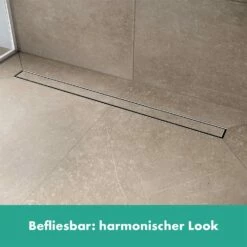 Hansgrohe RainDrain Compact Komplettset Duschrinne 70 Cm Befliesbar Für Standardinstallation -Badezimmer Verkaufs-Shop hansgrohe raindrain duschrinnen compact komplettset 70 11042758