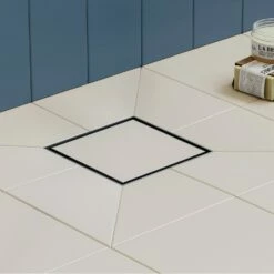 Hansgrohe RainDrain Brilliance Komplettset Punktablauf 10/10 Cm Rückseitig Befliesbar -Badezimmer Verkaufs-Shop hansgrohe raindrain duschrinnen und punktablaeufe brilliance 11021575