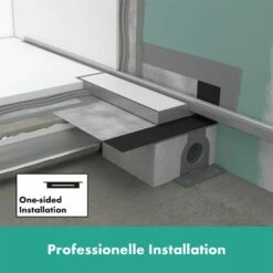 Hansgrohe RainDrain Minimalistic Fertigset Duschrinne 120 Cm -Badezimmer Verkaufs-Shop hansgrohe raindrain duschrinnen und punktablaeufe minimalistic 12410738