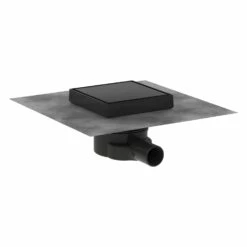 Hansgrohe RainDrain Point Komplettset Punktablauf 15/15 Cm Rückseitig Befliesbar