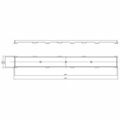 ACO Design-Rost Abdeckung Tile 70 Cm