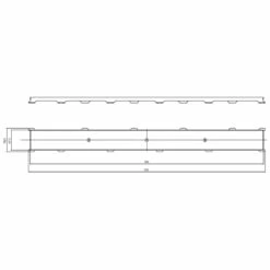 ACO Design-Rost Abdeckung Tile 80 Cm