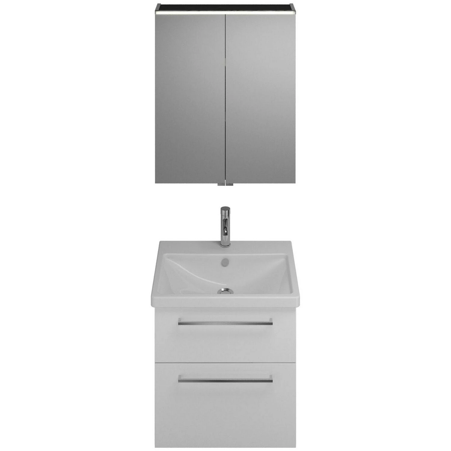 Burgbad Eqio Möbelkombination Inkl. Keramik-Waschtisch 65 Cm, Mit Stangengriff P95 3 Burgbad Eqio Möbelkombination Inkl. Keramik-Waschtisch 65 Cm, Mit Stangengriff P95