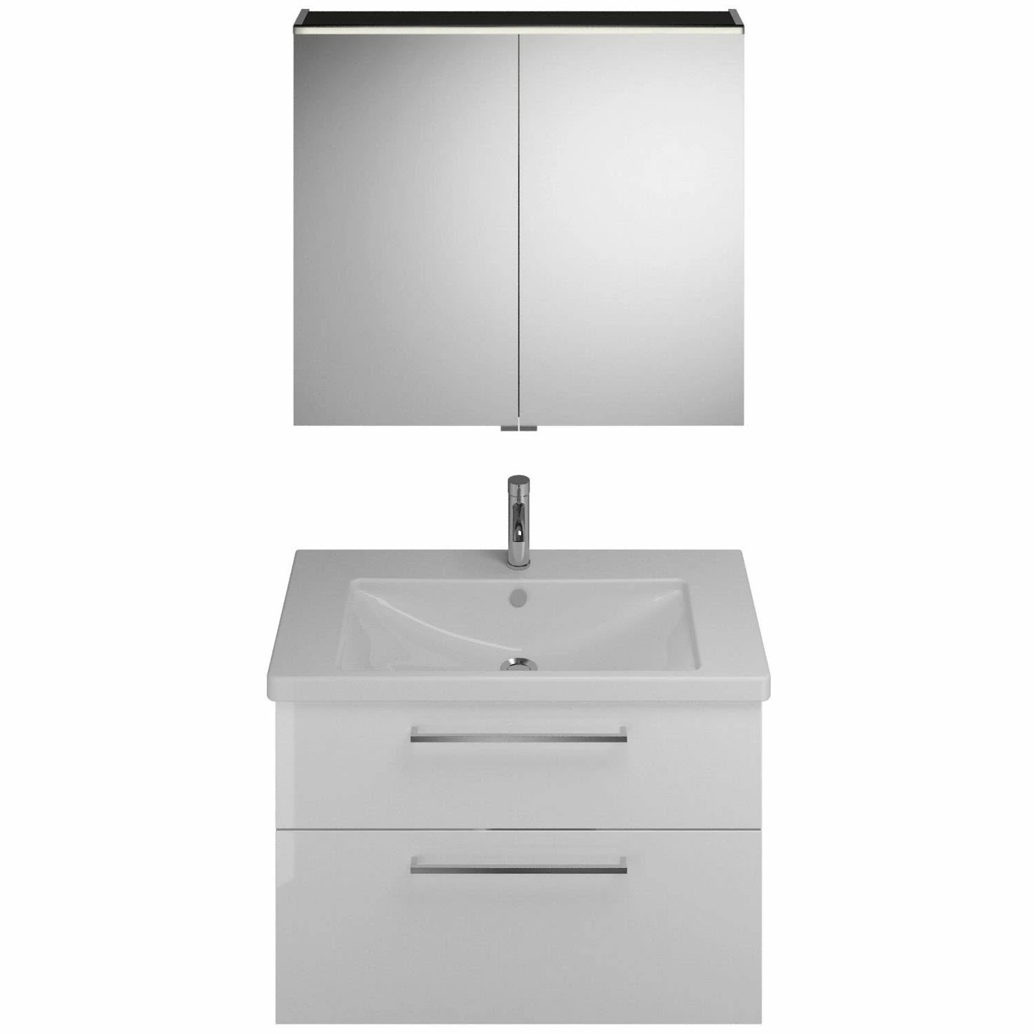 Burgbad Eqio Möbelkombination Inkl. Keramik-Waschtisch 93 Cm, Mit Stangengriff P95 3 Burgbad Eqio Möbelkombination Inkl. Keramik-Waschtisch 93 Cm, Mit Stangengriff P95