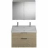 Burgbad Eqio Möbelkombination Inkl. Keramik-Waschtisch 103 Cm, 2 Hahnlöcher, Mit Griff G0200 -Badezimmer Verkaufs-Shop hersteller burgbad eqio moebelkombinationen inkl keramik 3387962