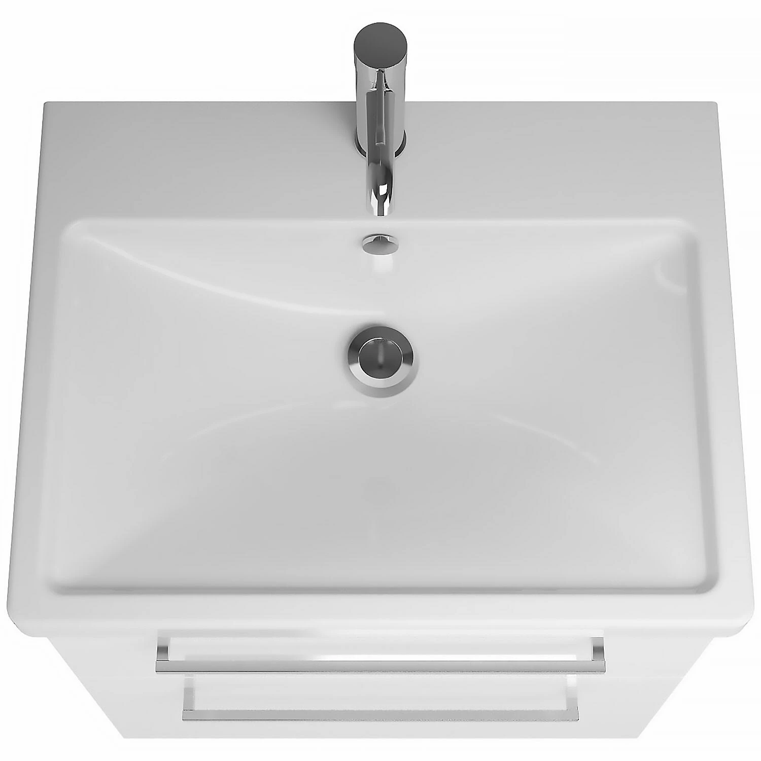 Burgbad Eqio Möbelkombination Inkl. Keramik-Waschtisch 65 Cm, Mit Stangengriff P95 4 Burgbad Eqio Möbelkombination Inkl. Keramik-Waschtisch 65 Cm, Mit Stangengriff P95 – Bild 2