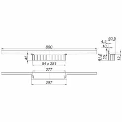 Dallmer CeraWall Individual Duschrinne 80 Cm -Badezimmer Verkaufs-Shop hersteller dallmer ablaufprofil cerawall 80 cm 3566513