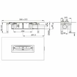 Dallmer DallFlex Ablaufgehäuse DN 50