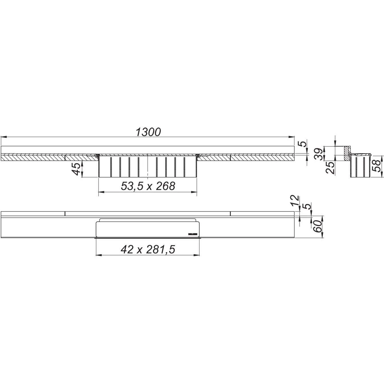 Dallmer CeraWall Select N Duschrinne 130 Cm 5 Dallmer CeraWall Select N Duschrinne 130 Cm – Bild 3