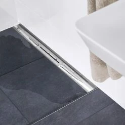 Dallmer Duschrinnen-Set CeraWall Pure, DN 50, 120 Cm -Badezimmer Verkaufs-Shop hersteller dallmer duschrinnen systeme set pure 9252254