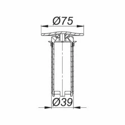 Dallmer Abdeckhaube TELOS Mit Standrohr