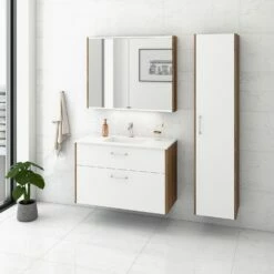 Dansani Play Möbelset Inkl. Spiegelschrank "CH" Und Waschtischunterschrank Mit 2 Schubladen, 80,5 Cm -Badezimmer Verkaufs-Shop hersteller dansani play moebel sets mit 6438730