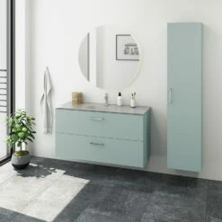 Dansani Play Möbelset Inkl. Spiegel Ø 90 Cm Und Waschtischunterschrank Mit 2 Schubladen, 100,2 Cm -Badezimmer Verkaufs-Shop hersteller dansani play moebel sets mit 6438760