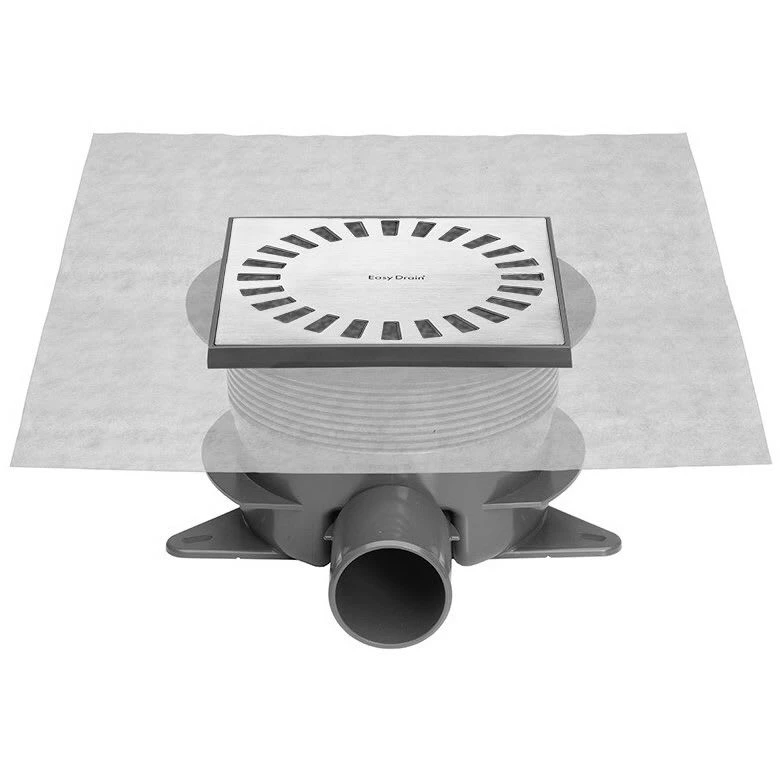 ESS Easy Drain Aqua Brilliant 15x15 Bodenablauf Komplettset 3 ESS Easy Drain Aqua Brilliant 15x15 Bodenablauf Komplettset