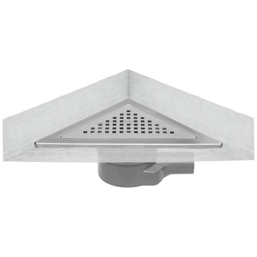 ESS Easy Drain Aqua Plus Delta Mit Aufkantung 24x24 Bodenablauf Komplettset 3 ESS Easy Drain Aqua Plus Delta Mit Aufkantung 24x24 Bodenablauf Komplettset