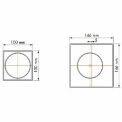 ESS Easy Drain Aqua Quattro 10x10 Bodenablauf Komplettset -Badezimmer Verkaufs-Shop hersteller ess bodenablaeufe easy drain aqua 1006232