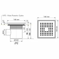 ESS Easy Drain Aqua Plus Quattro 15x15 Bodenablauf Komplettset 9 ESS Easy Drain Aqua Plus Quattro 15x15 Bodenablauf Komplettset -Badezimmer Verkaufs-Shop hersteller ess bodenablaeufe easy drain aqua 1006241