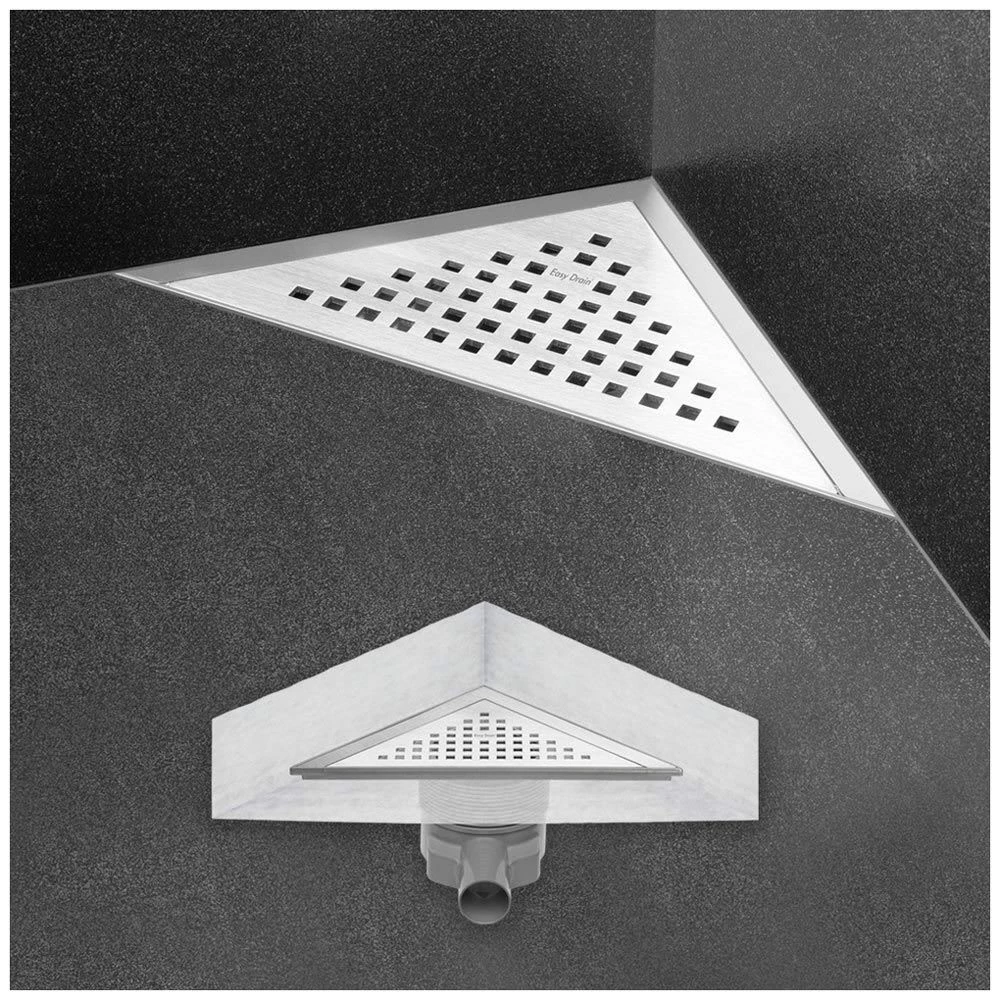 ESS Easy Drain Aqua Delta 22x22 Bodenablauf Komplettset 4 ESS Easy Drain Aqua Delta 22x22 Bodenablauf Komplettset – Bild 2