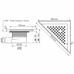 ESS Easy Drain Aqua Delta 22x22 Bodenablauf Komplettset 7 ESS Easy Drain Aqua Delta 22x22 Bodenablauf Komplettset -Badezimmer Verkaufs-Shop hersteller ess bodenablaeufe easy drain aqua 1006323