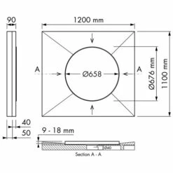 ESS Easy Drain Dot 7 ESS Easy Drain Dot -Badezimmer Verkaufs-Shop hersteller ess duschrinnen easy drain dot 1012351