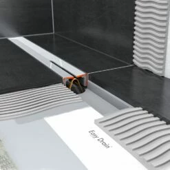 ESS Easy Drain R-Line 1200 Duschrinne Komplettset