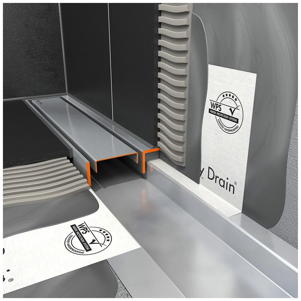 ESS Easy Drain Modulo 50 TAF Wall 900 Duschrinne Komplettset 3 ESS Easy Drain Modulo 50 TAF Wall 900 Duschrinne Komplettset