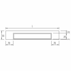 ESS Easy Drain Modulo Design Z-3 Abdeckung 1200 -Badezimmer Verkaufs-Shop hersteller ess duschrinnen easy drain modulo 993954