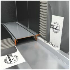 ESS Easy Drain Multi TAF Wall 1800 Zero/Fliese Duschrinne Komplettset