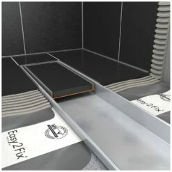 ESS Easy Drain Multi Fliese 1800 Duschrinne Komplettset