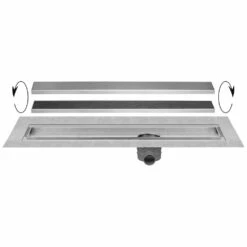 ESS Easy Drain Multi TAF 1200 Zero/Fliese Duschrinne Komplettset -Badezimmer Verkaufs-Shop hersteller ess duschrinnen easy drain multi 1004723