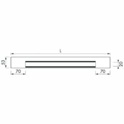 ESS Easy Drain Xs Z-3 Abdeckung 1100 -Badezimmer Verkaufs-Shop hersteller ess duschrinnen easy drain xs 995646