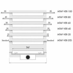 ESS Easy Drain Verlängerungsset Standard Für ESS Easy Drain Verlängerungsset Standard Für Modulo TAF Wall