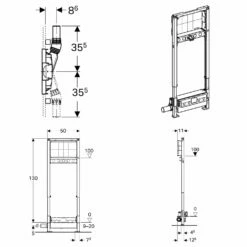 Geberit Duofix Duschelement Für UP-Armaturen