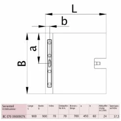 Kermi LINE Komplettboard E70 90 X 90 Cm, Rinnenlänge 70 Cm -Badezimmer Verkaufs-Shop hersteller kermi duschkabinen und duschplaetze line 2667247