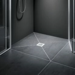 Kermi POINT Komplettboard E65 120 X 120 Cm, Einbauhöhe Min. 6,5 Cm -Badezimmer Verkaufs-Shop hersteller kermi duschkabinen und duschplaetze point 2667196