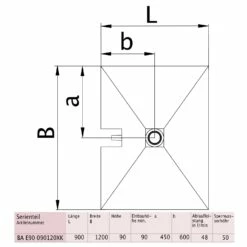 Kermi POINT Komplettboard E90 90 X 120 Cm, Einbauhöhe Min. 9 Cm 10 Kermi POINT Komplettboard E90 90 X 120 Cm, Einbauhöhe Min. 9 Cm -Badezimmer Verkaufs-Shop hersteller kermi duschkabinen und duschplaetze point 2667232