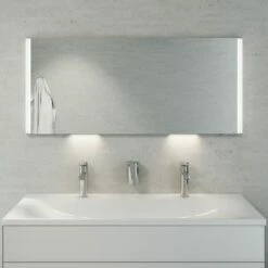 Keuco Royal Reflex Doppelwaschtisch Mit Waschtischunterschrank Und LED-Lichtspiegel, 130 Cm -Badezimmer Verkaufs-Shop hersteller keuco badmoebel sets waschtisch waschtischunterbau 2162233