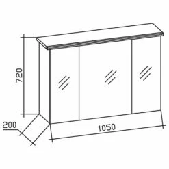 Pelipal Trentino Möbelkombination Mit Glaswaschtisch 107 Cm, SPS Mit LED Profil -Badezimmer Verkaufs-Shop hersteller pelipal trentino komplettanlagen glaswaschtisch 2 1977925