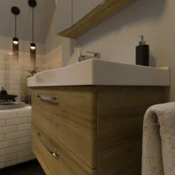 Pelipal Trentino Möbelkombination Mit Keramikwaschtisch 92 Cm, SPS 3D Mit LED Leuchte Im Kranzboden -Badezimmer Verkaufs-Shop hersteller pelipal trentino komplettanlagen keramikwaschtisch 2 6954833